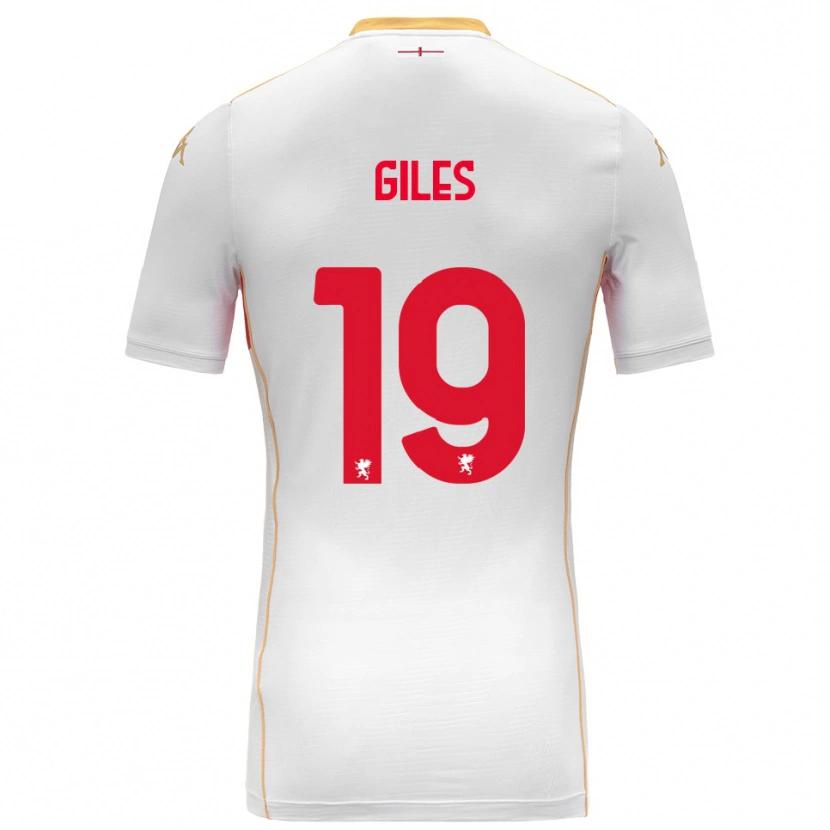Danxen Dames Heidi Giles #19 Wit Rood Uitshirt Uittenue 2025/26 T-Shirt