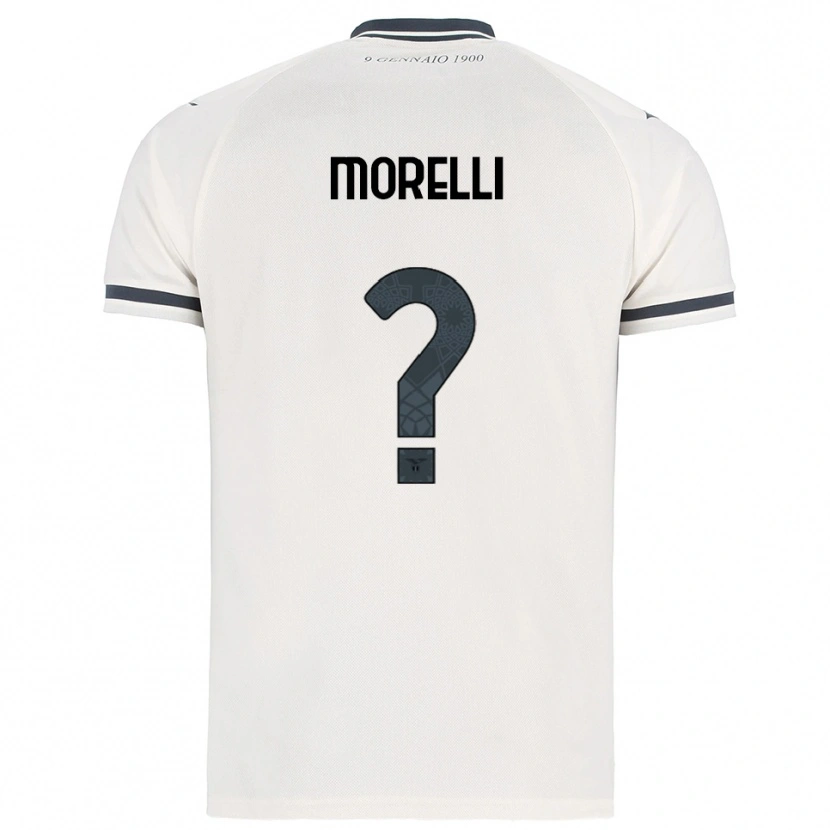 Danxen Dames Manuel Morelli #0 Wit Marineblauw Uitshirt Uittenue 2025/26 T-Shirt