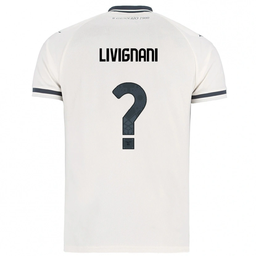 Danxen Dames Gioia Livignani #0 Wit Marineblauw Uitshirt Uittenue 2025/26 T-Shirt