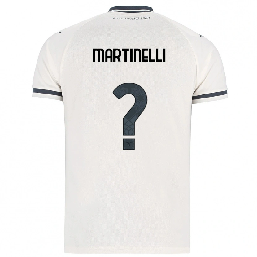 Danxen Dames Leonardo Martinelli #0 Wit Marineblauw Uitshirt Uittenue 2025/26 T-Shirt