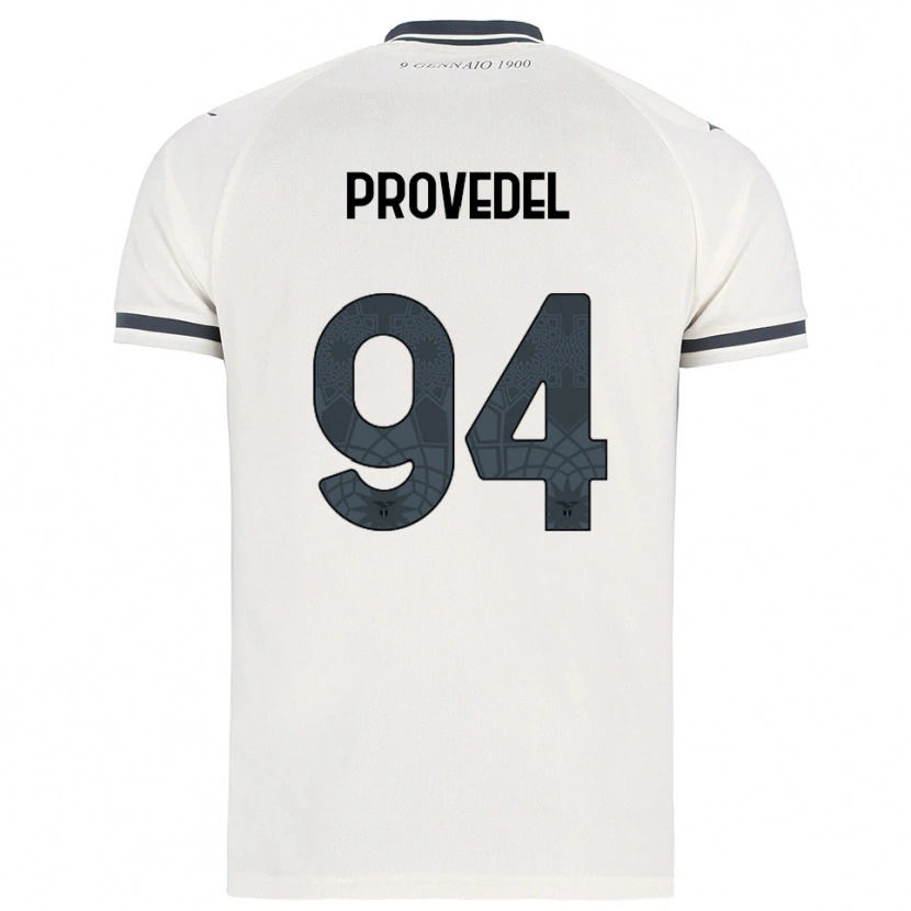 Danxen Dames Ivan Provedel #94 Wit Marineblauw Uitshirt Uittenue 2025/26 T-Shirt