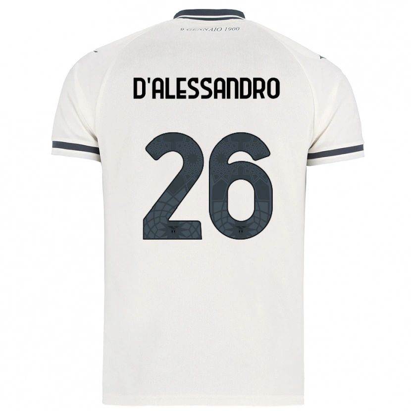 Danxen Dames Mattya D'alessandro #26 Wit Marineblauw Uitshirt Uittenue 2025/26 T-Shirt