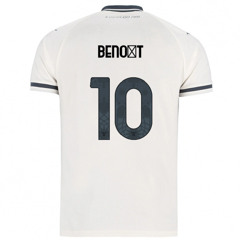 Danxen Dames Alice Benoît #10 Wit Marineblauw Uitshirt Uittenue 2025/26 T-Shirt