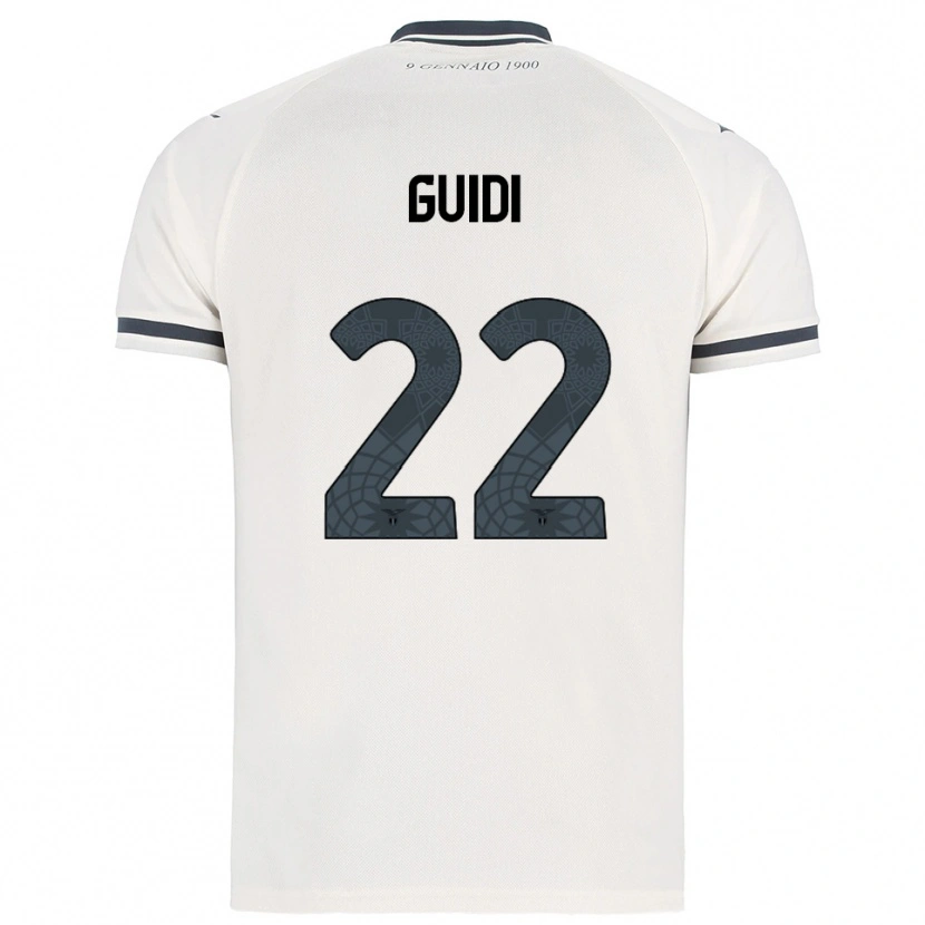 Danxen Dames Emma Guidi #22 Wit Marineblauw Uitshirt Uittenue 2025/26 T-Shirt