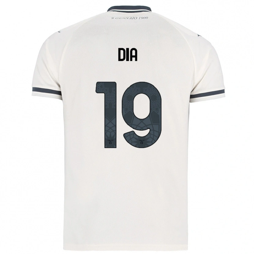 Danxen Dames Boulaye Dia #19 Wit Marineblauw Uitshirt Uittenue 2025/26 T-Shirt