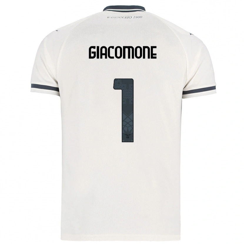 Danxen Dames Giacomo Giacomone #1 Wit Marineblauw Uitshirt Uittenue 2025/26 T-Shirt