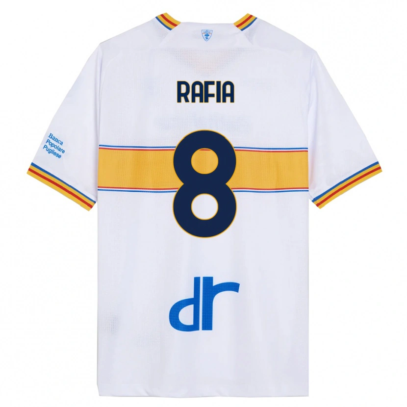 Danxen Dames Hamza Rafia #8 Wit Geel Uitshirt Uittenue 2025/26 T-Shirt