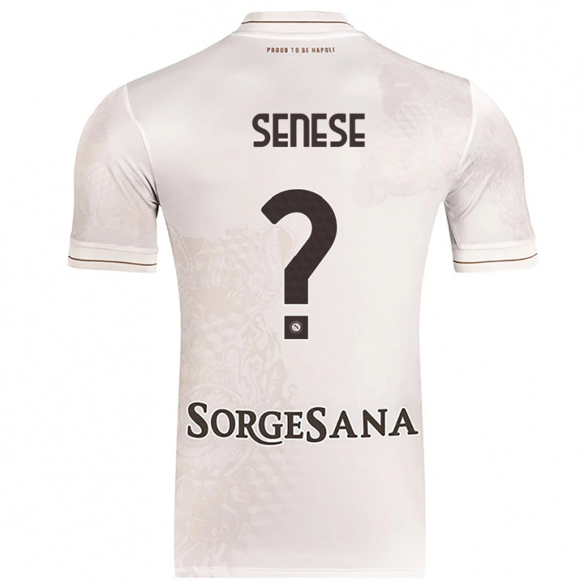 Danxen Dames Alberto Senese #0 Champagne Bruin Uitshirt Uittenue 2025/26 T-Shirt