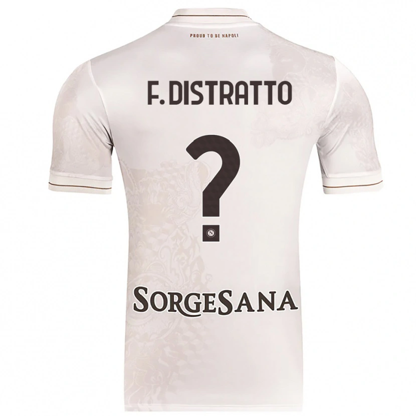 Danxen Dames Francesco Distratto #0 Champagne Bruin Uitshirt Uittenue 2025/26 T-Shirt