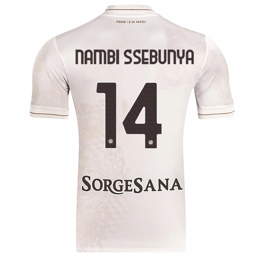 Danxen Dames Violah Nambi Ssebunya #14 Champagne Bruin Uitshirt Uittenue 2025/26 T-Shirt