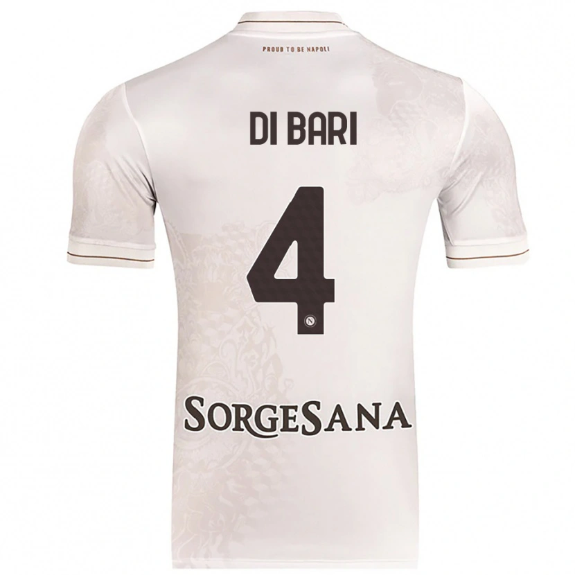 Danxen Dames Martina Di Bari #4 Champagne Bruin Uitshirt Uittenue 2025/26 T-Shirt