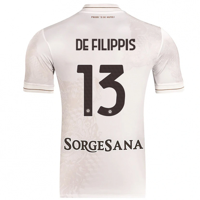 Danxen Dames Antonio De Filippis #13 Champagne Bruin Uitshirt Uittenue 2025/26 T-Shirt