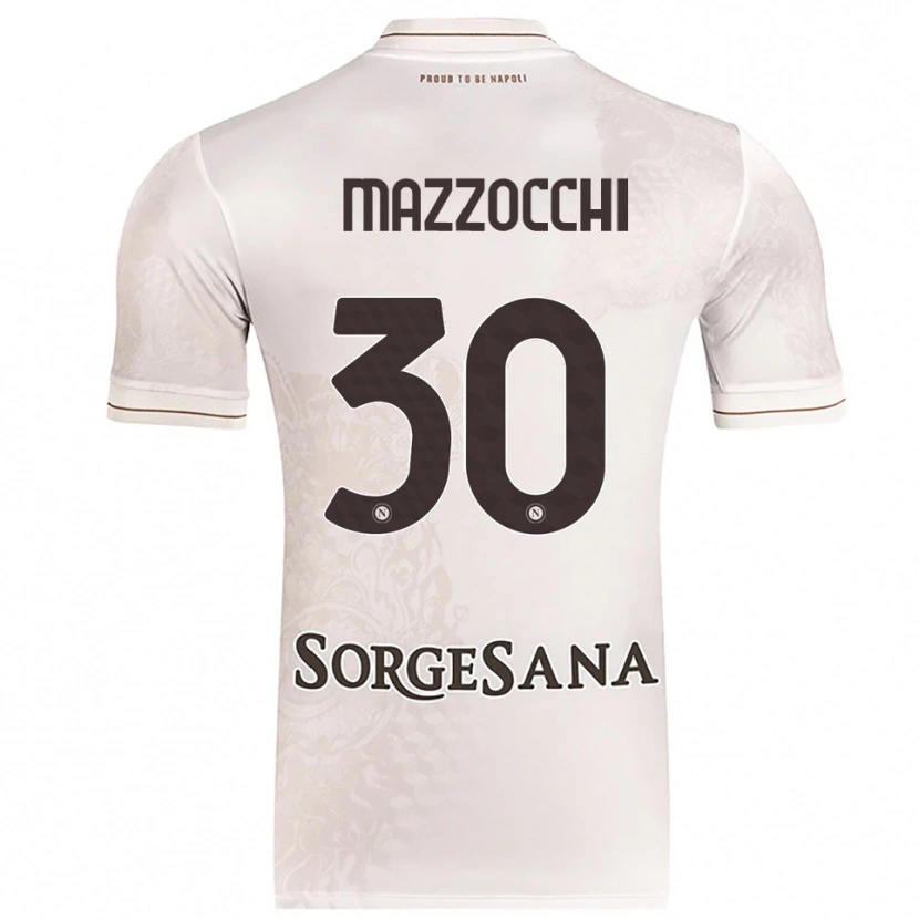 Danxen Dames Pasquale Mazzocchi #30 Champagne Bruin Uitshirt Uittenue 2025/26 T-Shirt