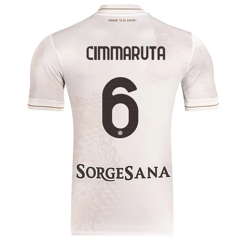Danxen Dames Antonio Cimmaruta #6 Champagne Bruin Uitshirt Uittenue 2025/26 T-Shirt