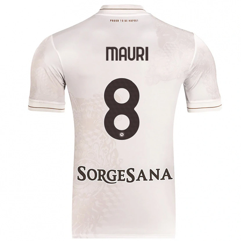 Danxen Dames Claudia Mauri #8 Champagne Bruin Uitshirt Uittenue 2025/26 T-Shirt