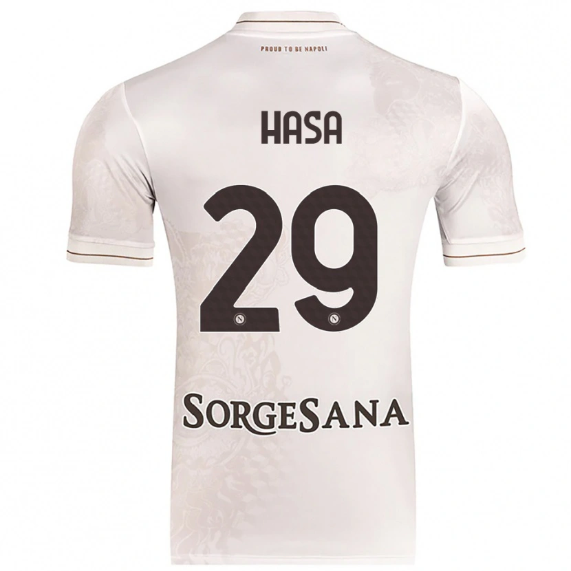 Danxen Dames Luis Hasa #29 Champagne Bruin Uitshirt Uittenue 2025/26 T-Shirt