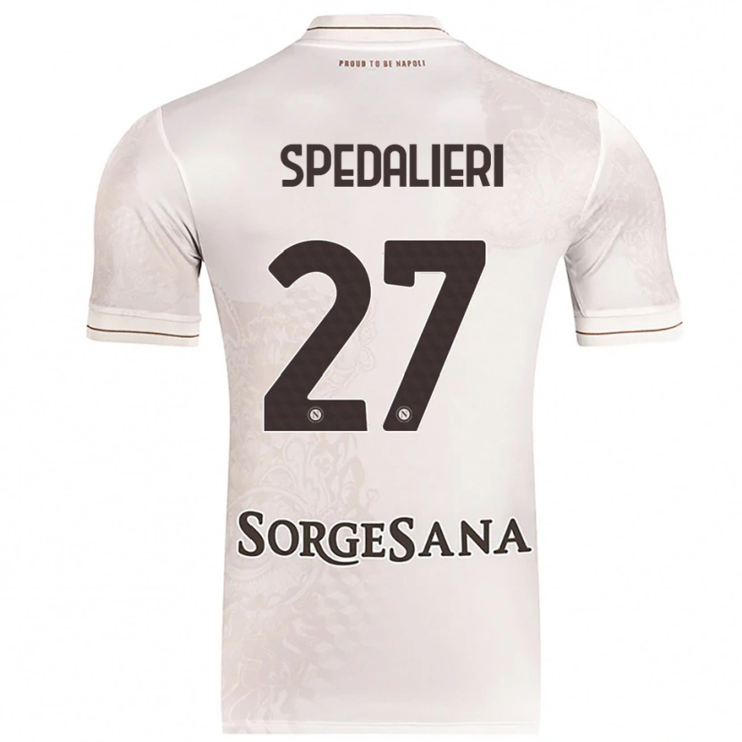 Danxen Dames Johnatan Andrea Spedalieri #27 Champagne Bruin Uitshirt Uittenue 2025/26 T-Shirt