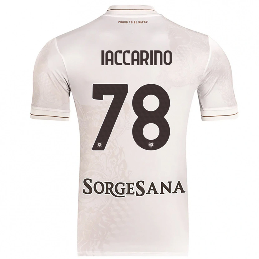 Danxen Dames Gennaro Iaccarino #78 Champagne Bruin Uitshirt Uittenue 2025/26 T-Shirt
