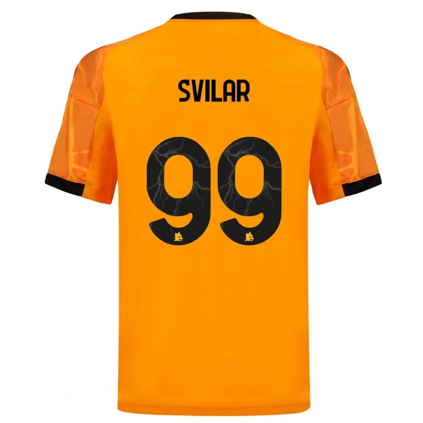 Danxen Dames Mile Svilar #99 Oranje Zwart Uitshirt Uittenue 2025/26 T-Shirt