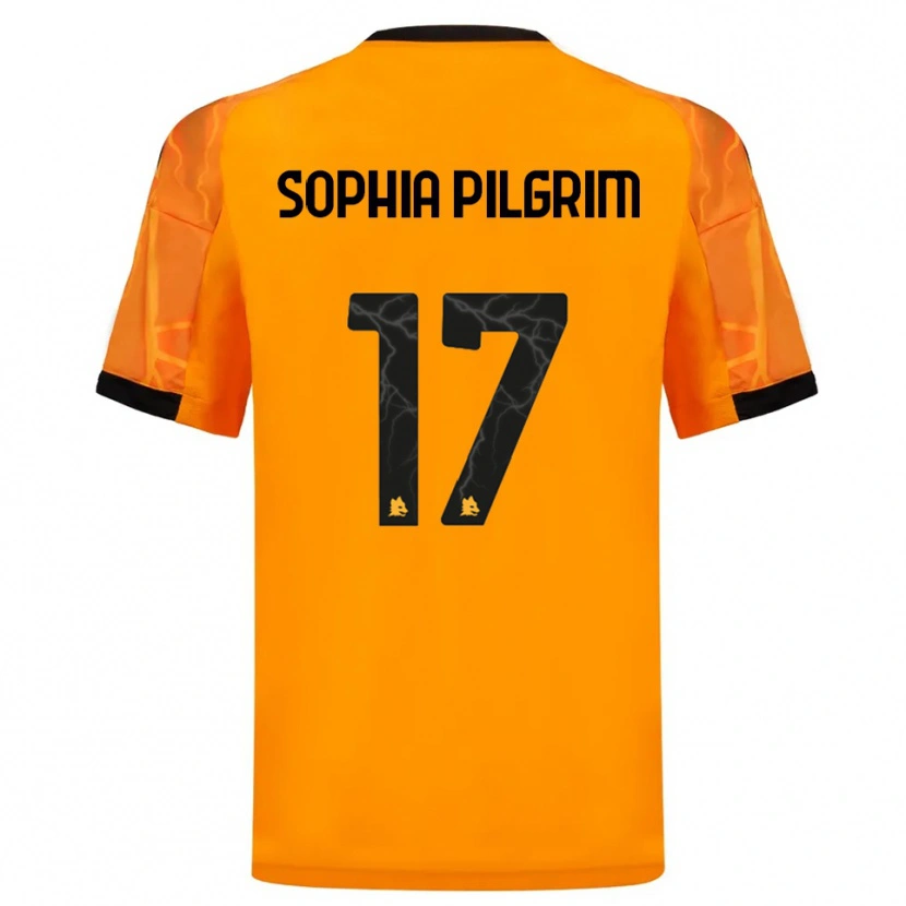 Danxen Dames Alayah Sophia Pilgrim #17 Oranje Zwart Uitshirt Uittenue 2025/26 T-Shirt