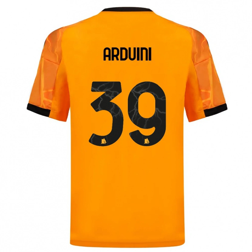 Danxen Dames Giacomo Arduini #39 Oranje Zwart Uitshirt Uittenue 2025/26 T-Shirt