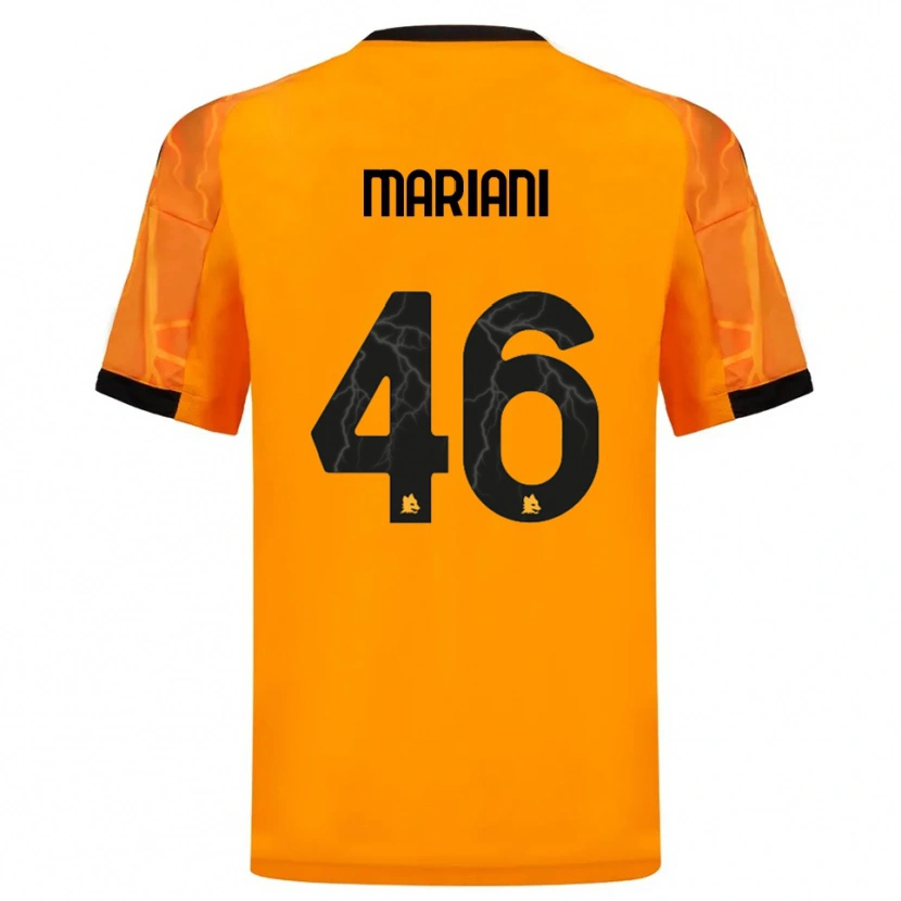 Danxen Dames Christian Mariani #46 Oranje Zwart Uitshirt Uittenue 2025/26 T-Shirt
