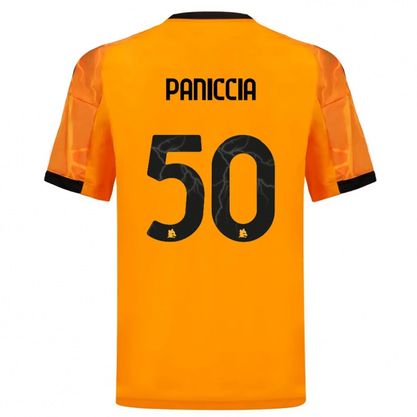 Danxen Dames Martina Paniccia #50 Oranje Zwart Uitshirt Uittenue 2025/26 T-Shirt