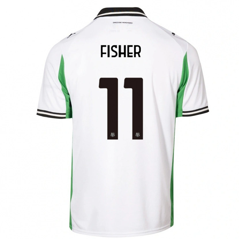 Danxen Dames Samantha Tru Fisher Conde #11 Wit Groen Zwart Uitshirt Uittenue 2025/26 T-Shirt