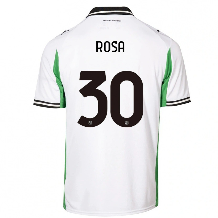 Danxen Dames Enrico Rosa #30 Wit Groen Zwart Uitshirt Uittenue 2025/26 T-Shirt