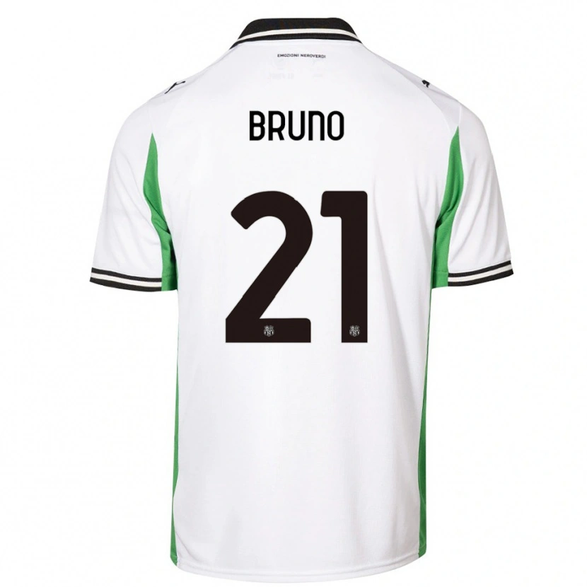Danxen Dames Kevin Bruno #21 Wit Groen Zwart Uitshirt Uittenue 2025/26 T-Shirt
