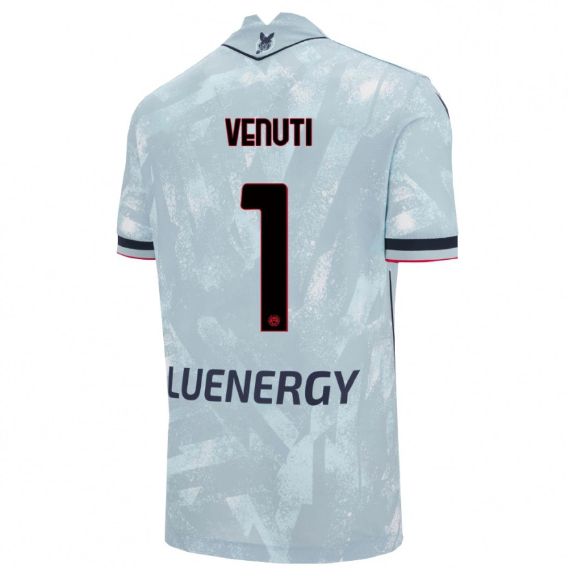 Danxen Dames Gioele Venuti #1 Lichtblauw Zwart Uitshirt Uittenue 2025/26 T-Shirt