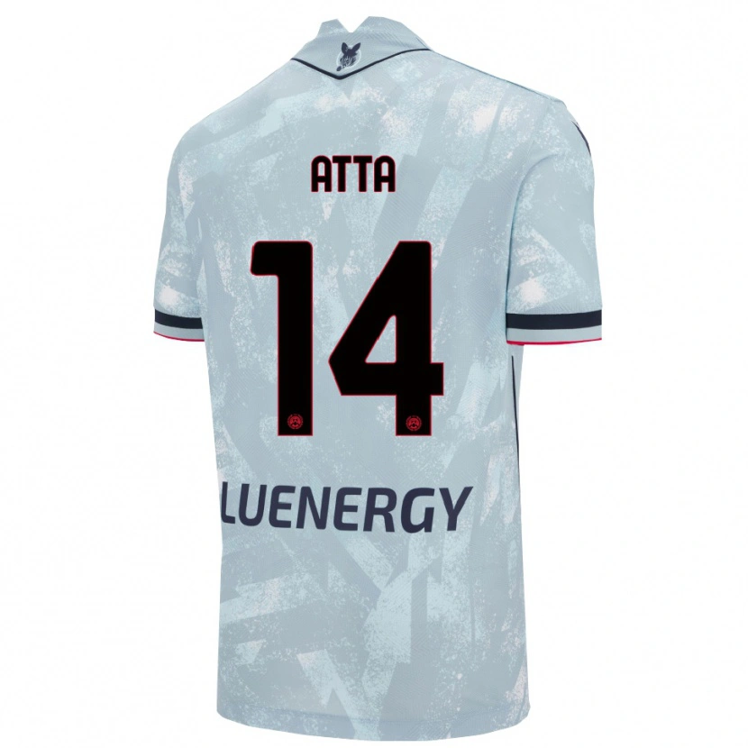 Danxen Dames Arthur Atta #14 Lichtblauw Zwart Uitshirt Uittenue 2025/26 T-Shirt