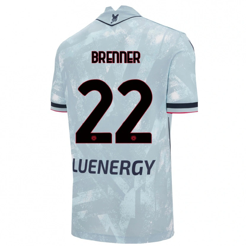 Danxen Dames Brenner #22 Lichtblauw Zwart Uitshirt Uittenue 2025/26 T-Shirt