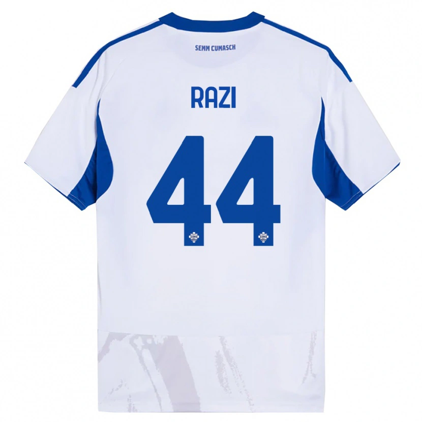 Danxen Dames Naj Razi #44 Wit Blauw Uitshirt Uittenue 2025/26 T-Shirt