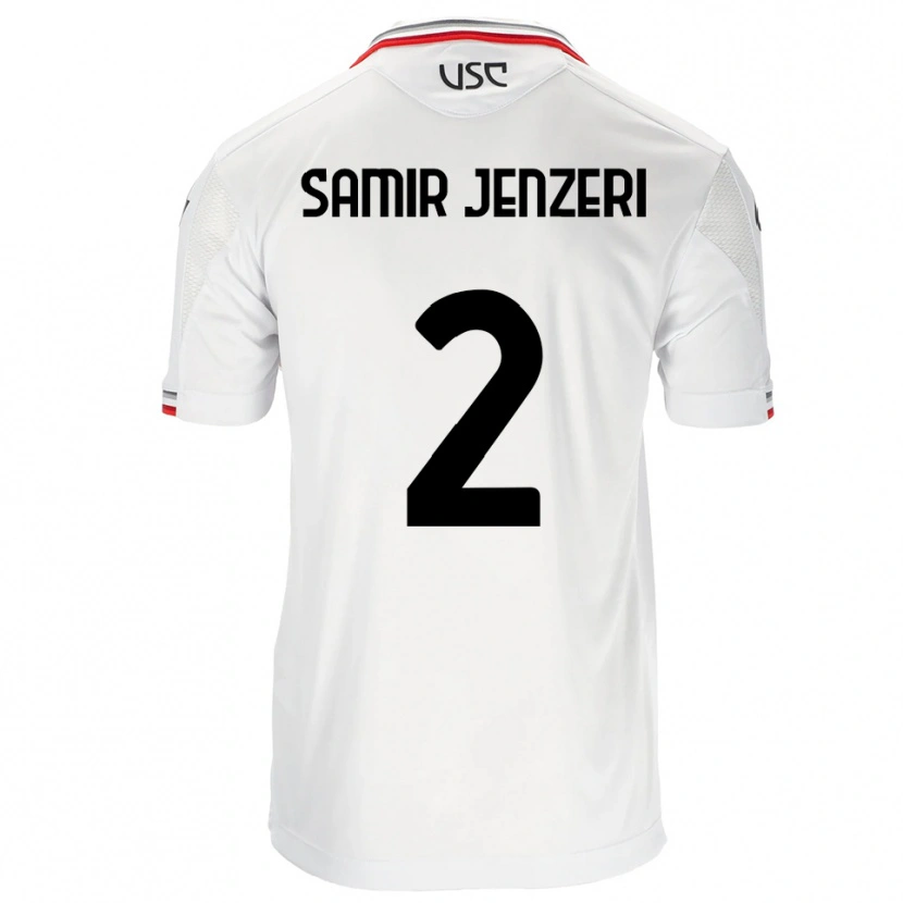 Danxen Dames Gabriele Samir Jenzeri #2 Wit Rood Uitshirt Uittenue 2025/26 T-Shirt