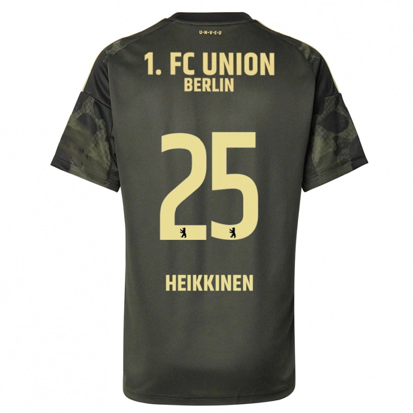 Danxen Dames Ida Heikkinen #25 Donkergroen Zwart Uitshirt Uittenue 2025/26 T-Shirt