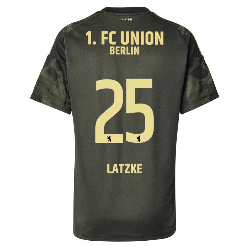 Danxen Dames Jannes Latzke #25 Donkergroen Zwart Uitshirt Uittenue 2025/26 T-Shirt