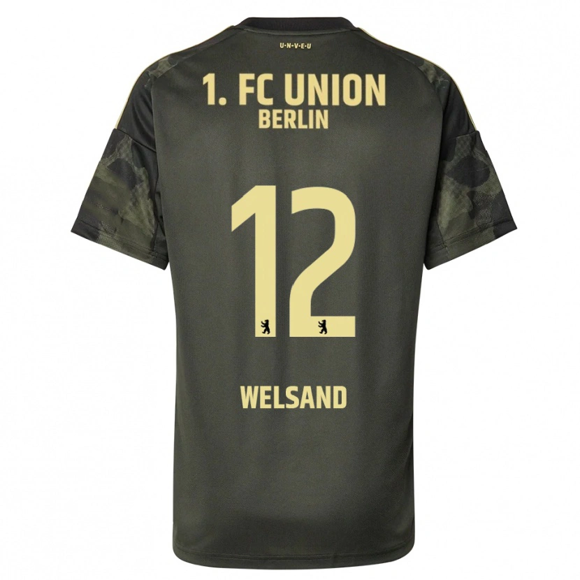 Danxen Dames Oskar Welsand #12 Donkergroen Zwart Uitshirt Uittenue 2025/26 T-Shirt