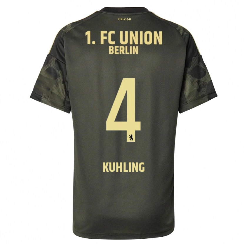 Danxen Dames Ole Kühling #4 Donkergroen Zwart Uitshirt Uittenue 2025/26 T-Shirt