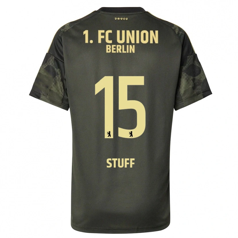 Danxen Dames Tim Stuff #15 Donkergroen Zwart Uitshirt Uittenue 2025/26 T-Shirt