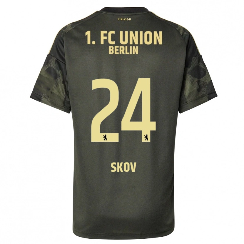 Danxen Dames Robert Skov #24 Donkergroen Zwart Uitshirt Uittenue 2025/26 T-Shirt