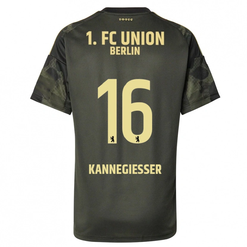 Danxen Dames Tom Kannegießer #16 Donkergroen Zwart Uitshirt Uittenue 2025/26 T-Shirt