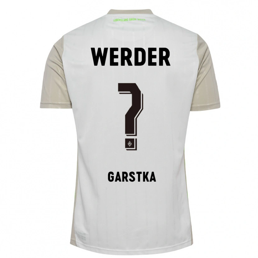 Danxen Dames Maximilian Garstka #0 Wit Zwart Uitshirt Uittenue 2025/26 T-Shirt