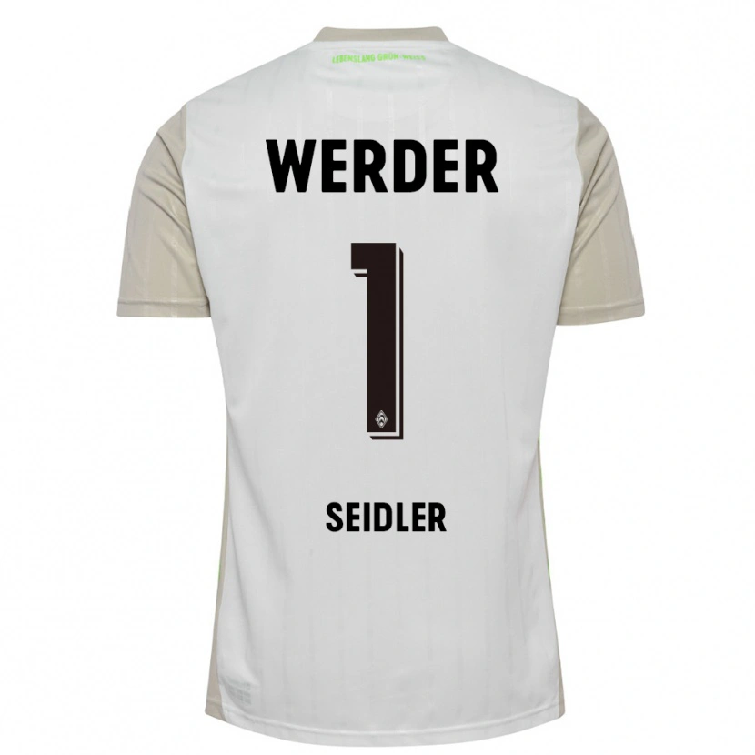 Danxen Dames Calvin Seidler #1 Wit Zwart Uitshirt Uittenue 2025/26 T-Shirt