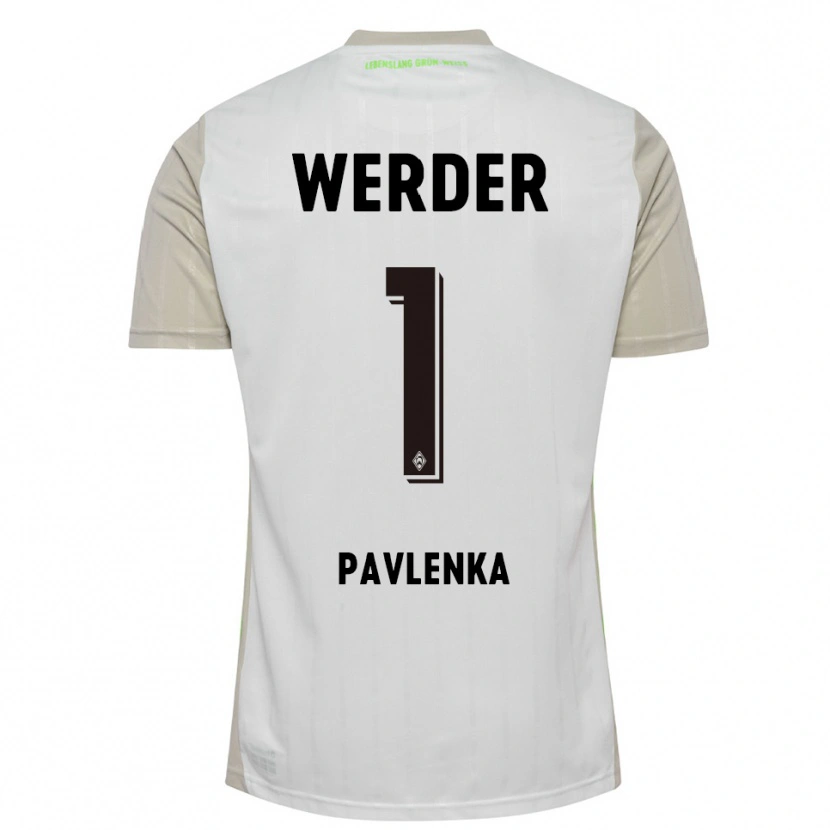 Danxen Dames Jiri Pavlenka #1 Wit Zwart Uitshirt Uittenue 2025/26 T-Shirt