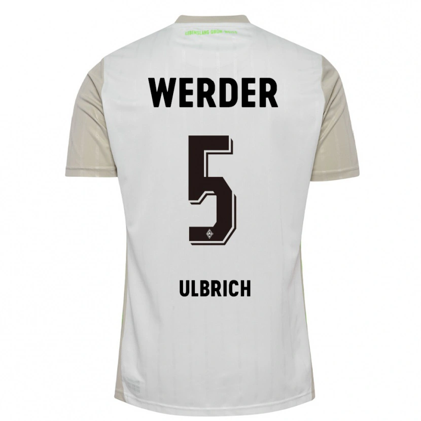 Danxen Dames Michelle Ulbrich #5 Wit Zwart Uitshirt Uittenue 2025/26 T-Shirt