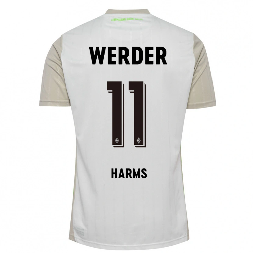 Danxen Dames Noah Harms #11 Wit Zwart Uitshirt Uittenue 2025/26 T-Shirt
