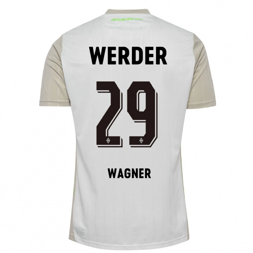 Danxen Dames Paul Wagner #29 Wit Zwart Uitshirt Uittenue 2025/26 T-Shirt