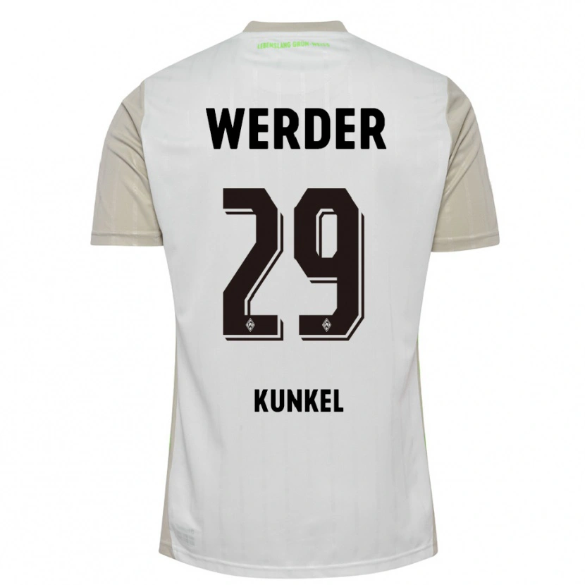Danxen Dames Melina Kunkel #29 Wit Zwart Uitshirt Uittenue 2025/26 T-Shirt