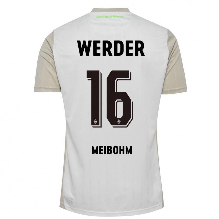 Danxen Dames Joel Meibohm #16 Wit Zwart Uitshirt Uittenue 2025/26 T-Shirt